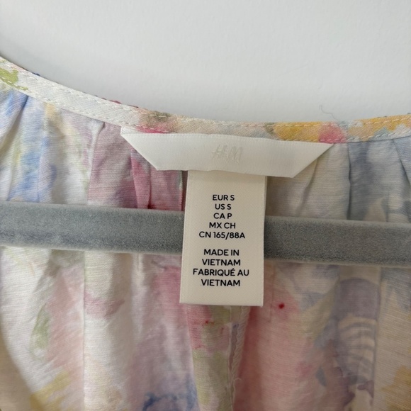 H&M A-Line Dress Floral Pattern Size Small - Picture 7 of 9